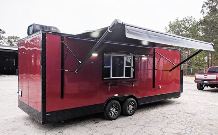 2024 Southern Dimensions 24- Concession Trailer- Gas – Fire Suppression-Hood-Refrigeration Trailers - Image 1