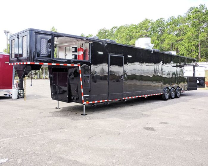 2024 Southern Dimensions 47'- Fully Loaded Gooseneck with smoker Gooseneck-ELIB OLE Hickory Pit Trailers - Image 1