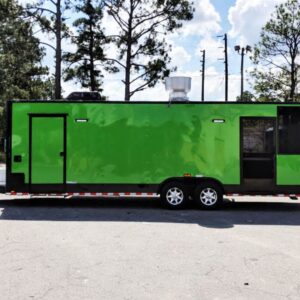 2024 Southern Dimensions BBQ Green with Blackout Trim (SDG-217) - SDG Trailers