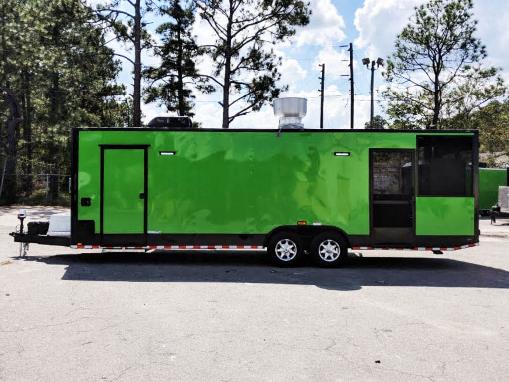 2024 Southern Dimensions BBQ Green with Blackout Trim (SDG-217) - SDG Trailers