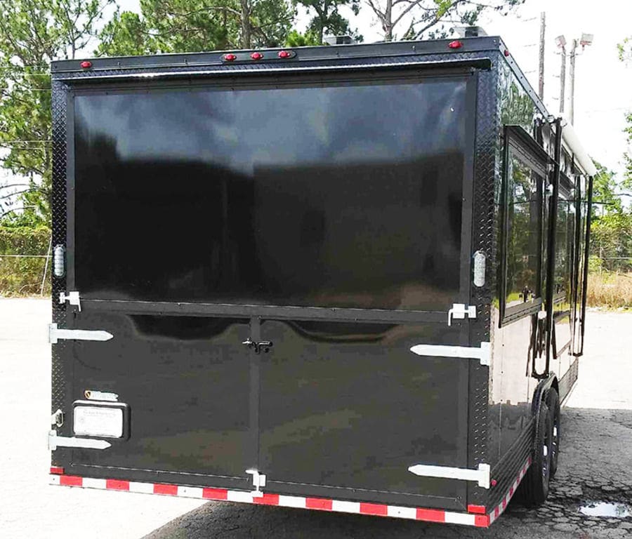 2024 Southern Dimensions Concession Trailer 22 Foot- With OLE Hickory CTO and Gull Doors (SDG-234) - SDG Trailers