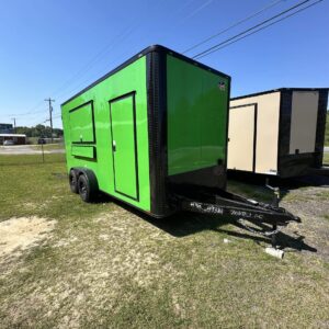 2025 7x16 Quality Cargo Concession/Food Trailer Blackout Edition