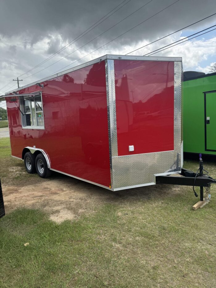 2025 8.5X18 Fast Cargo Concession/Food Trailer - Image 1
