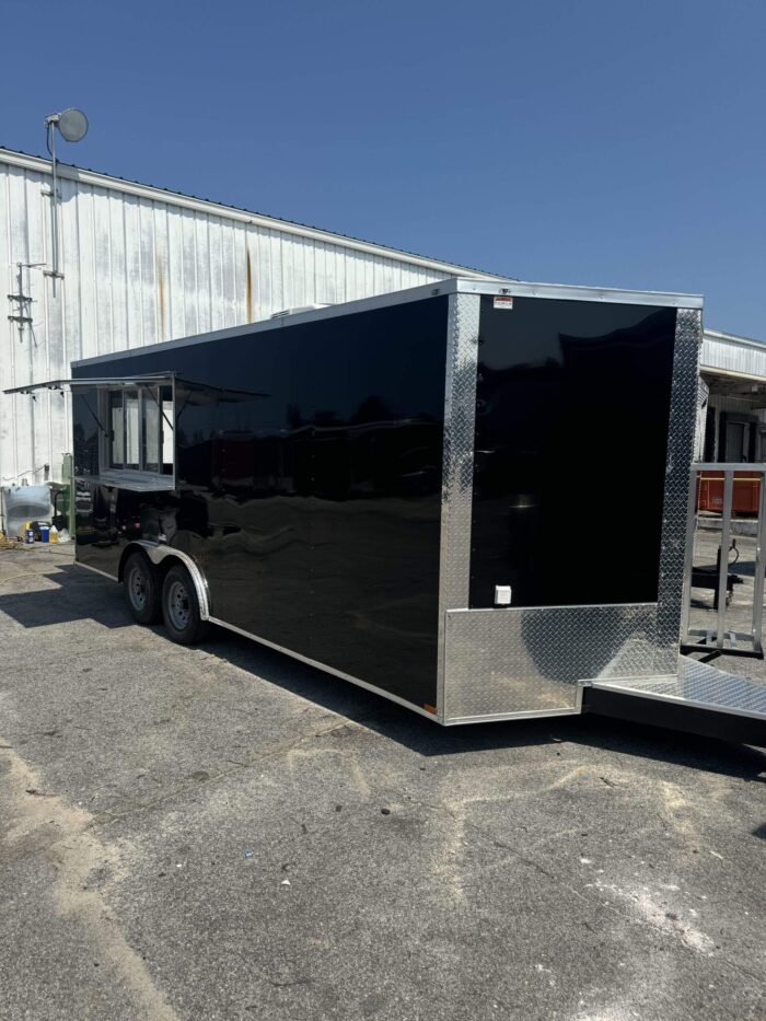 2025 8.5x20 Hook & Line Cargo Concession/Food Trailer - Image 1