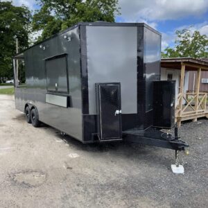 2025 8.5x24 Hook& Line Cargo Concession/Food Trailer with Grill Patio