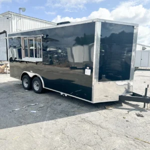 2025 8x18 Hook & Line Cargo Concession/Food Trailer